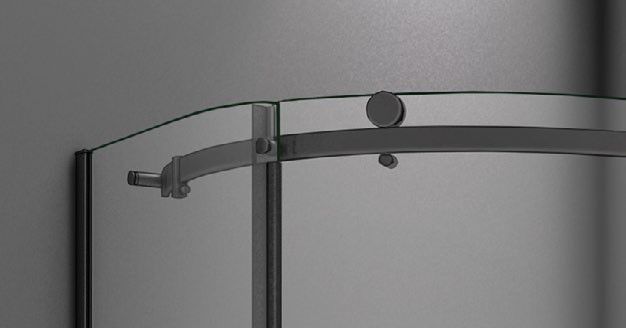 Душевой уголок Good Door Galaxy Black R-90-C-B