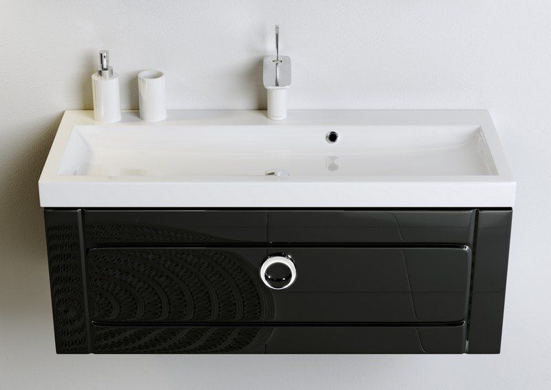 Тумба подвесная с ящиком Aqwella 5 Stars Infinity 60/80/100 цвет черный