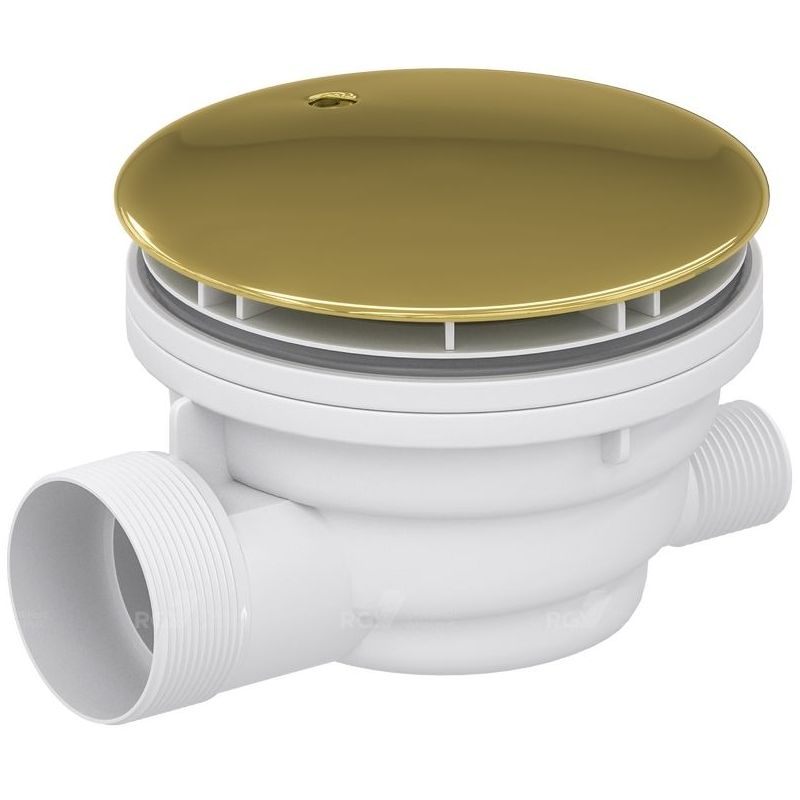 Сифон для душевых поддонов RGW Velplex QYD-01 золото, 18241101-06