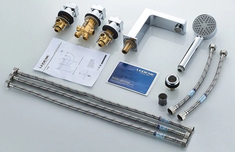 Смеситель врезной из 5-ти предметов Ledeme L1187