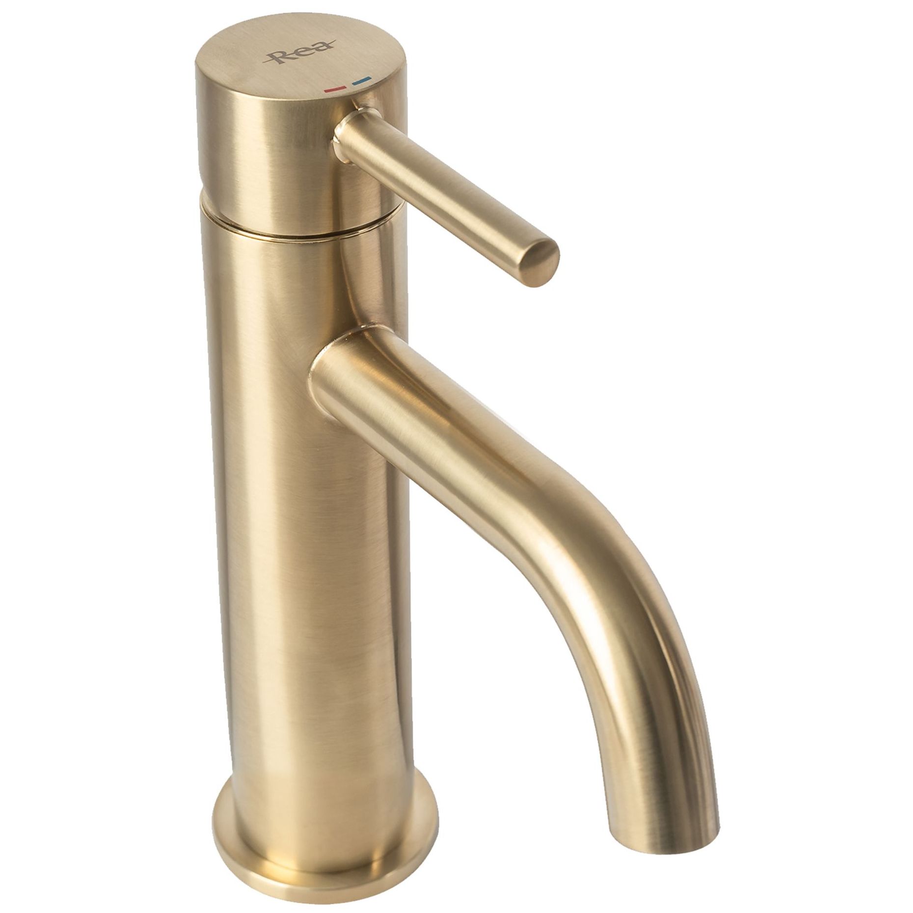 Смеситель для умывальника Rea Lungo Matt Gold, REA-B4527