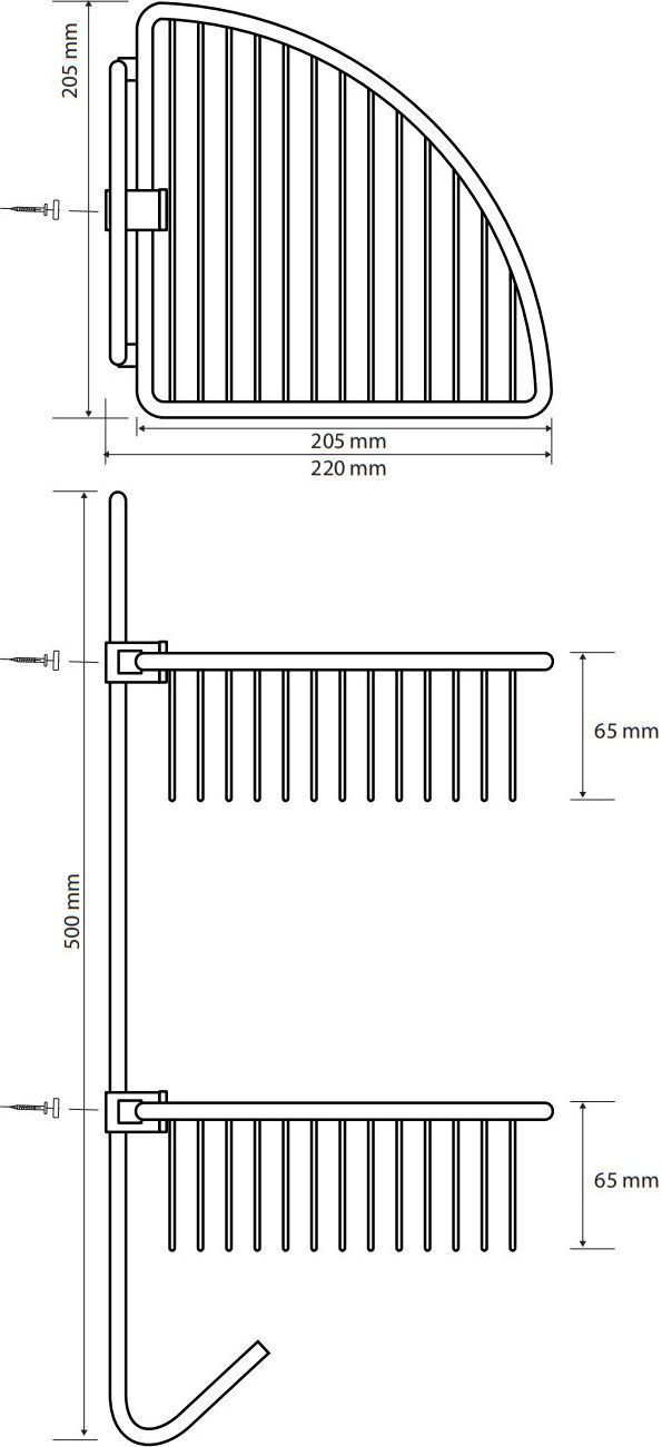 Двойная угловая мыльница Bemeta Cytro, 146208232