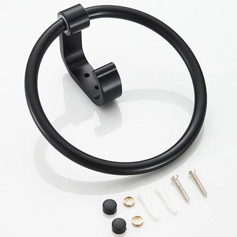 Кольцо для полотенца (черный) Ledeme L5504