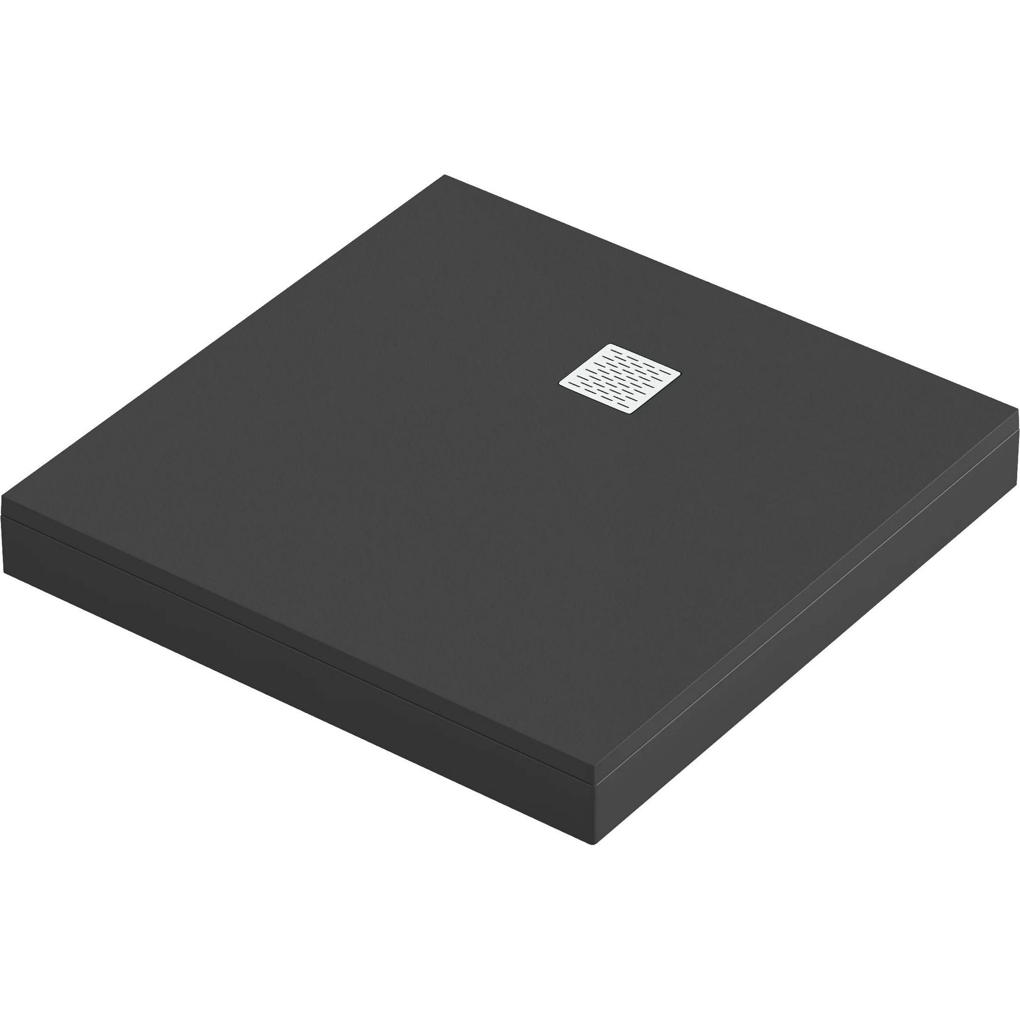 Мраморный душевой поддон Good Door Essentia CR черный