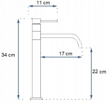 Смеситель для умывальника Rea Lugano Chrome, REA-B5000