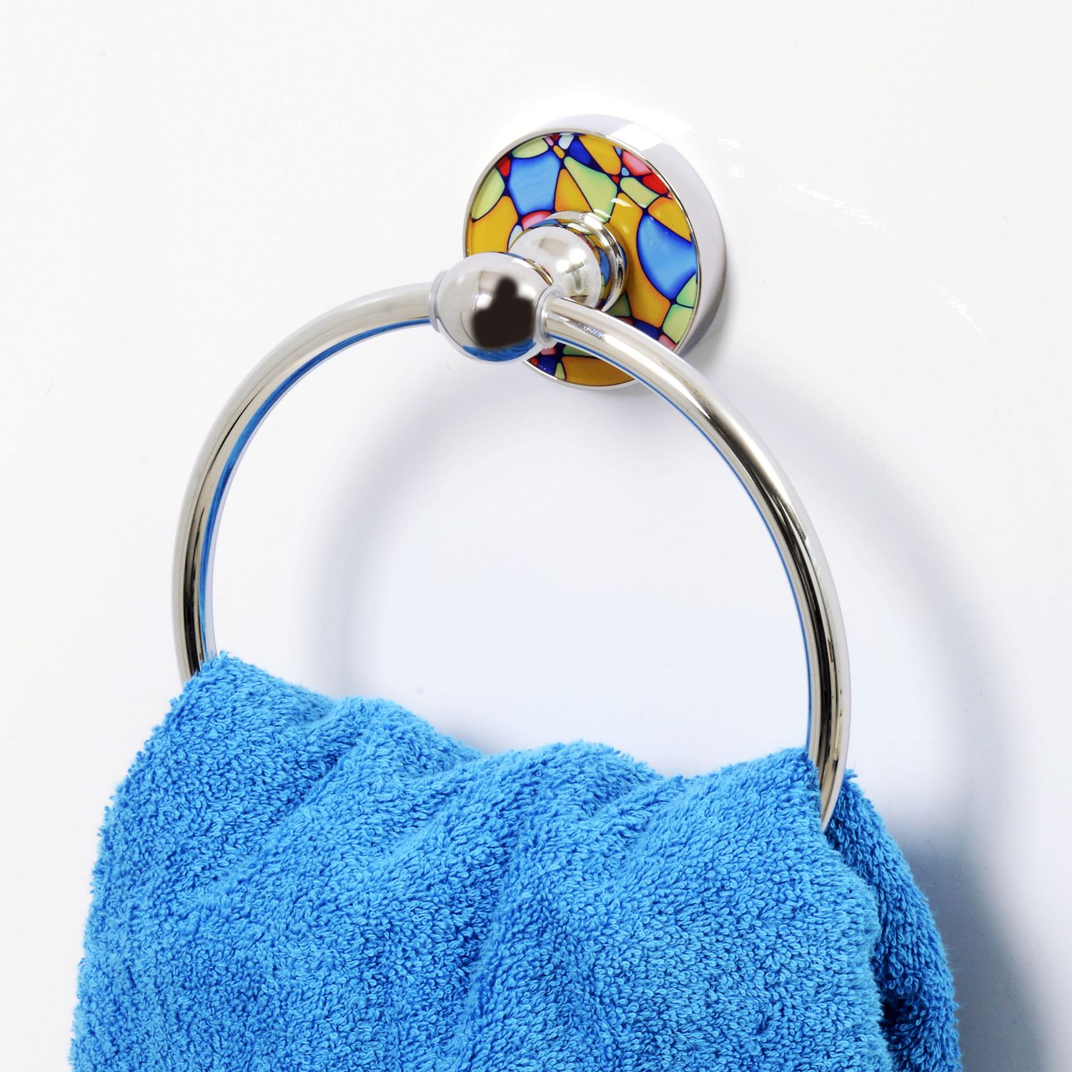 Держатель полотенец кольцо WasserKRAFT Diemel, K-2260