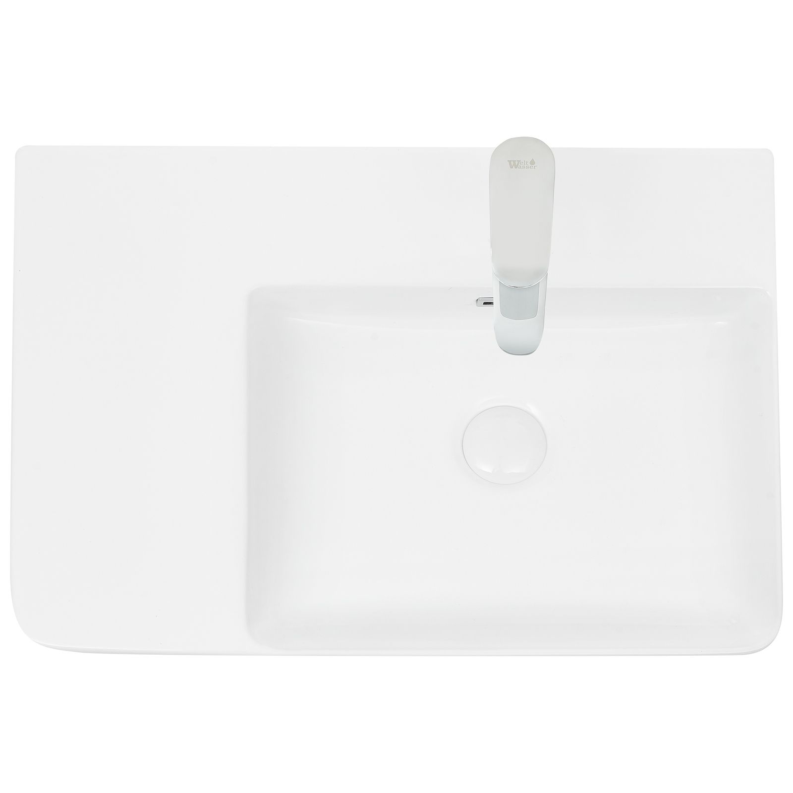 Раковина накладная WeltWasser ELBACH 2223 R 60.5x43