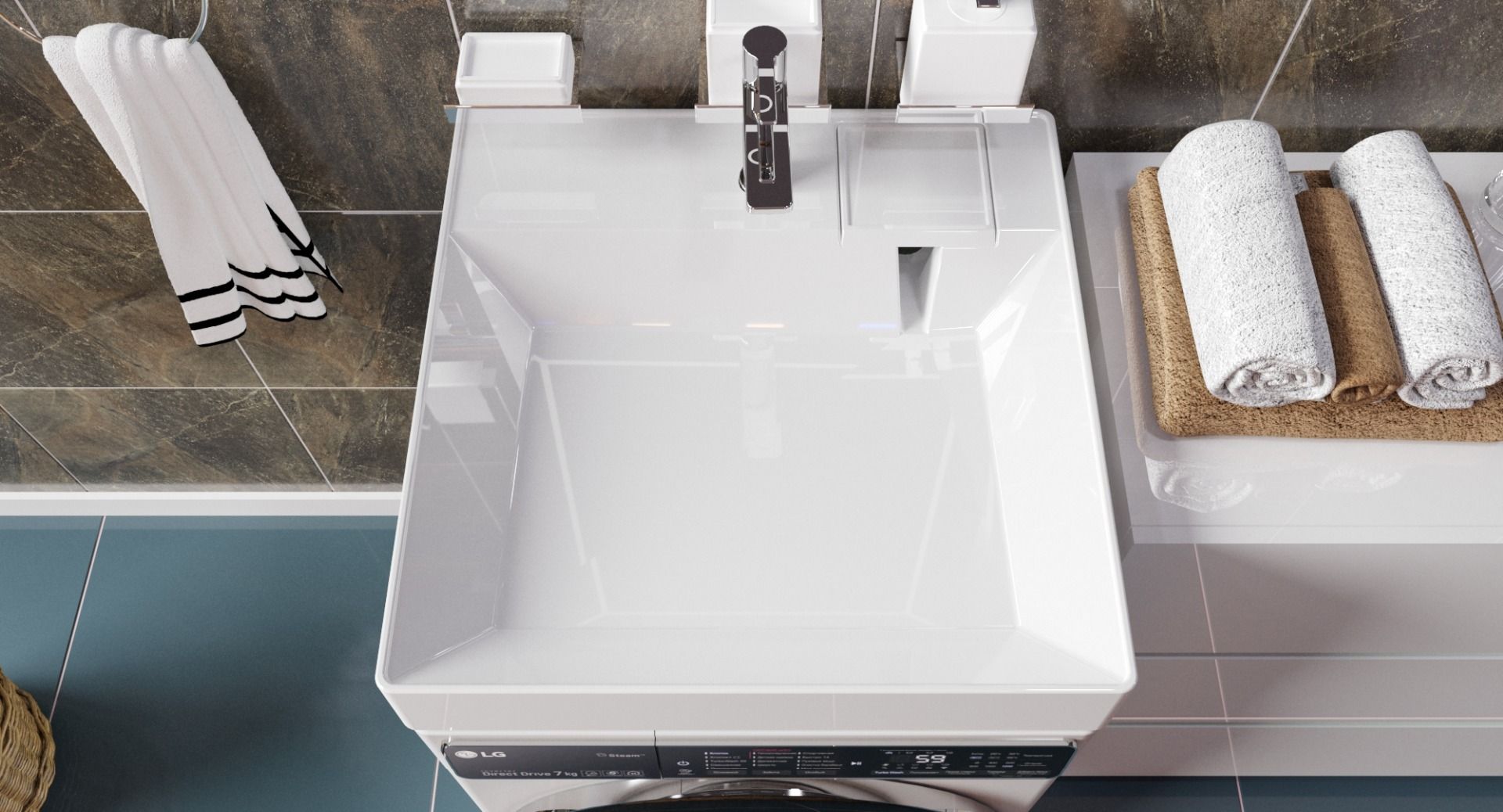 Раковина Andrea Cometa 60x50