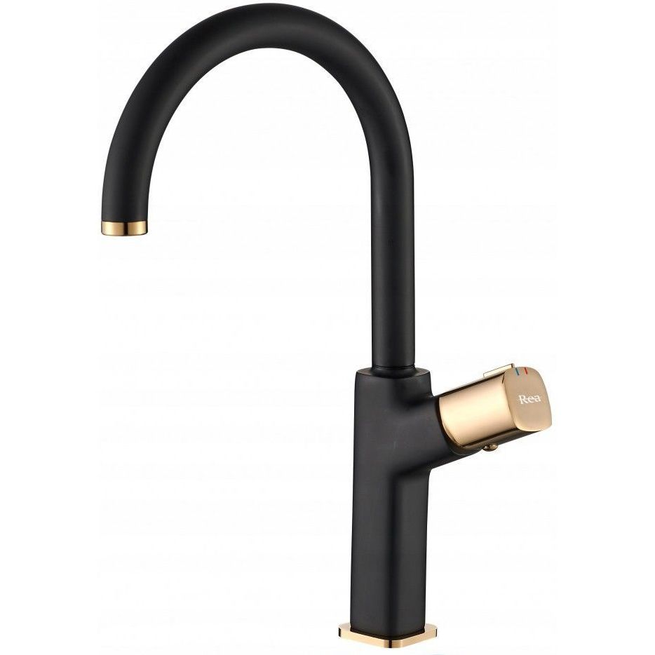 Смеситель для умывальника Rea Salto Black, REA-B6351