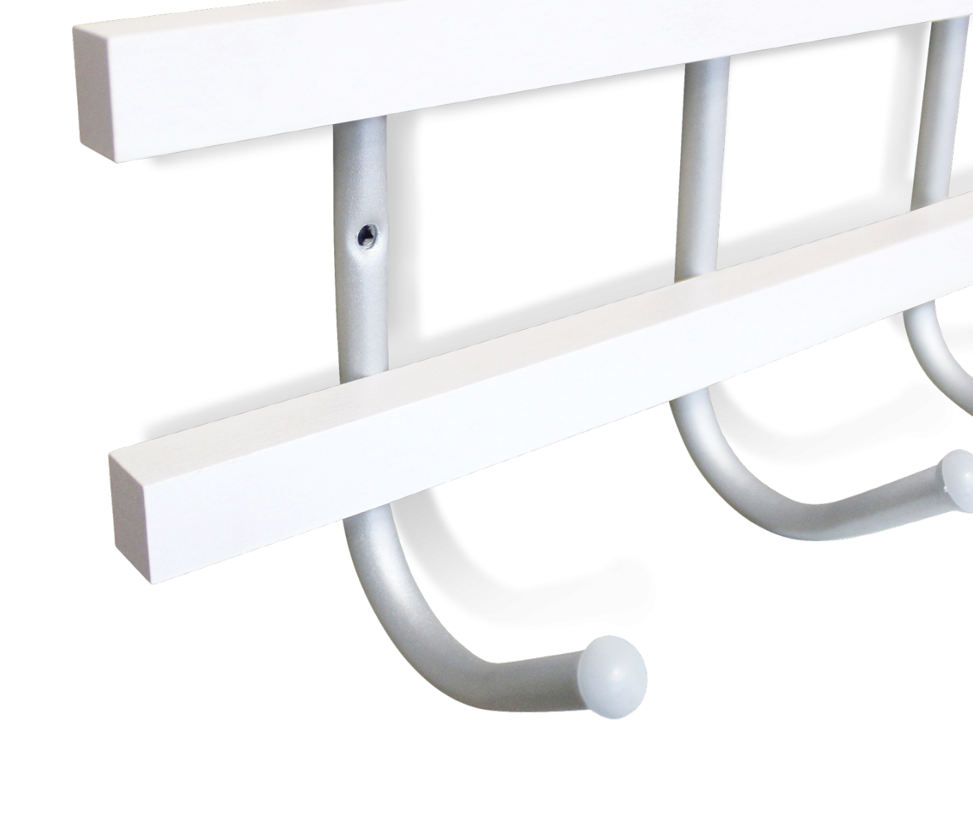 Вешалка Sheffilton SHT-WH11 беленый/алюм.металлик, 963117