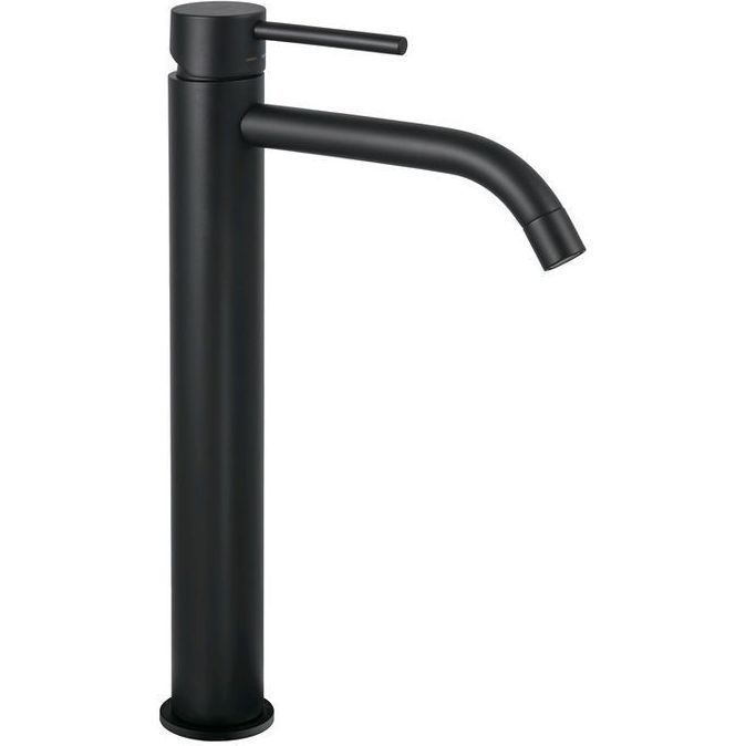 Смеситель для умывальника Paffoni Light черный матовый, LIG081NO