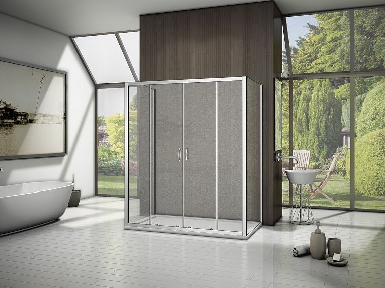 Душевой уголок Good Door Latte WTW-TD+SP+SP-170x90-G-WE