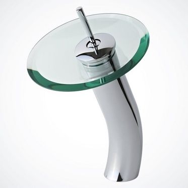 Смеситель для умывальника водопад высокий Ledeme L1055-3