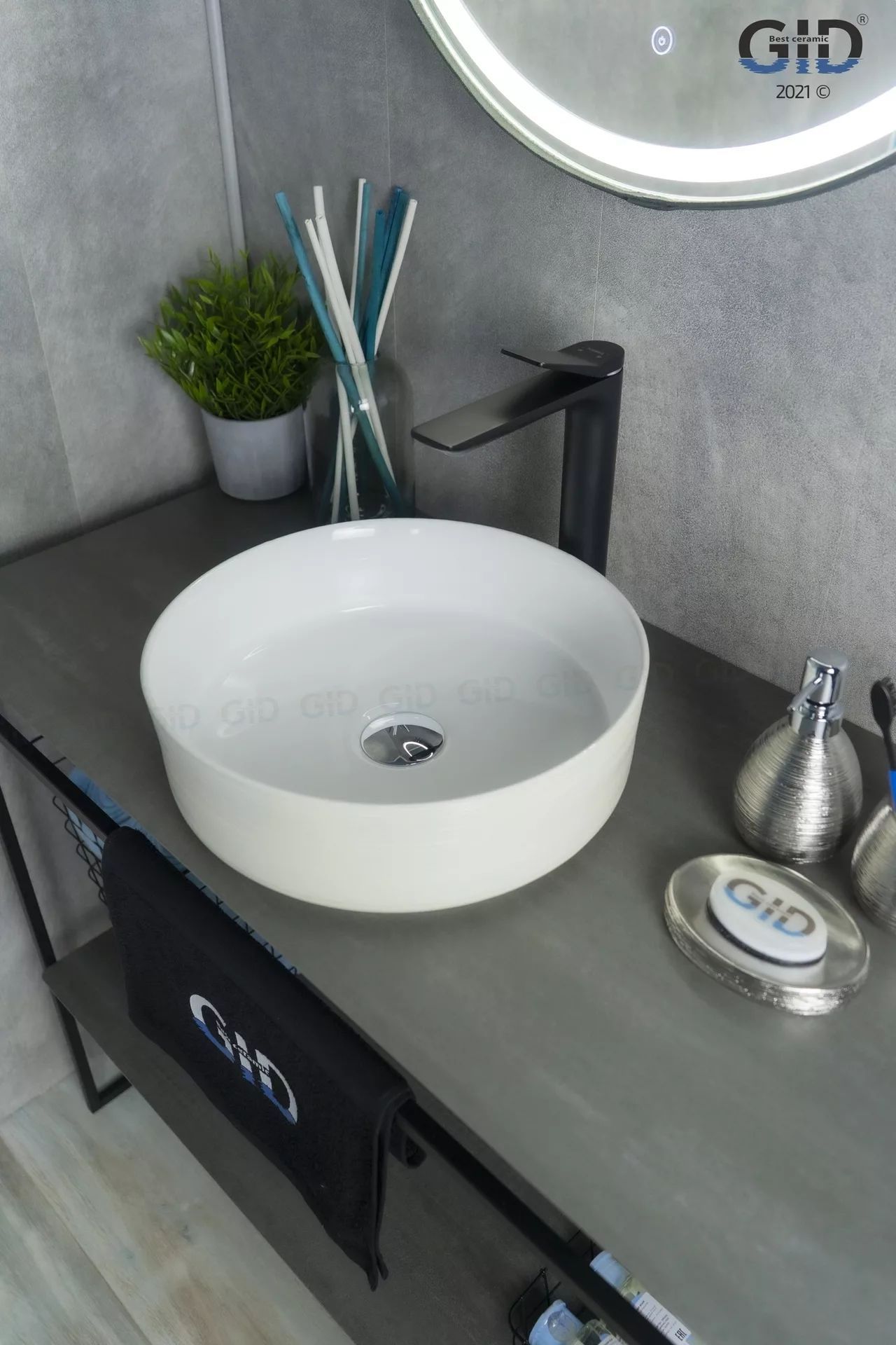 Умывальник Gid D1357H028 36x36, 53329