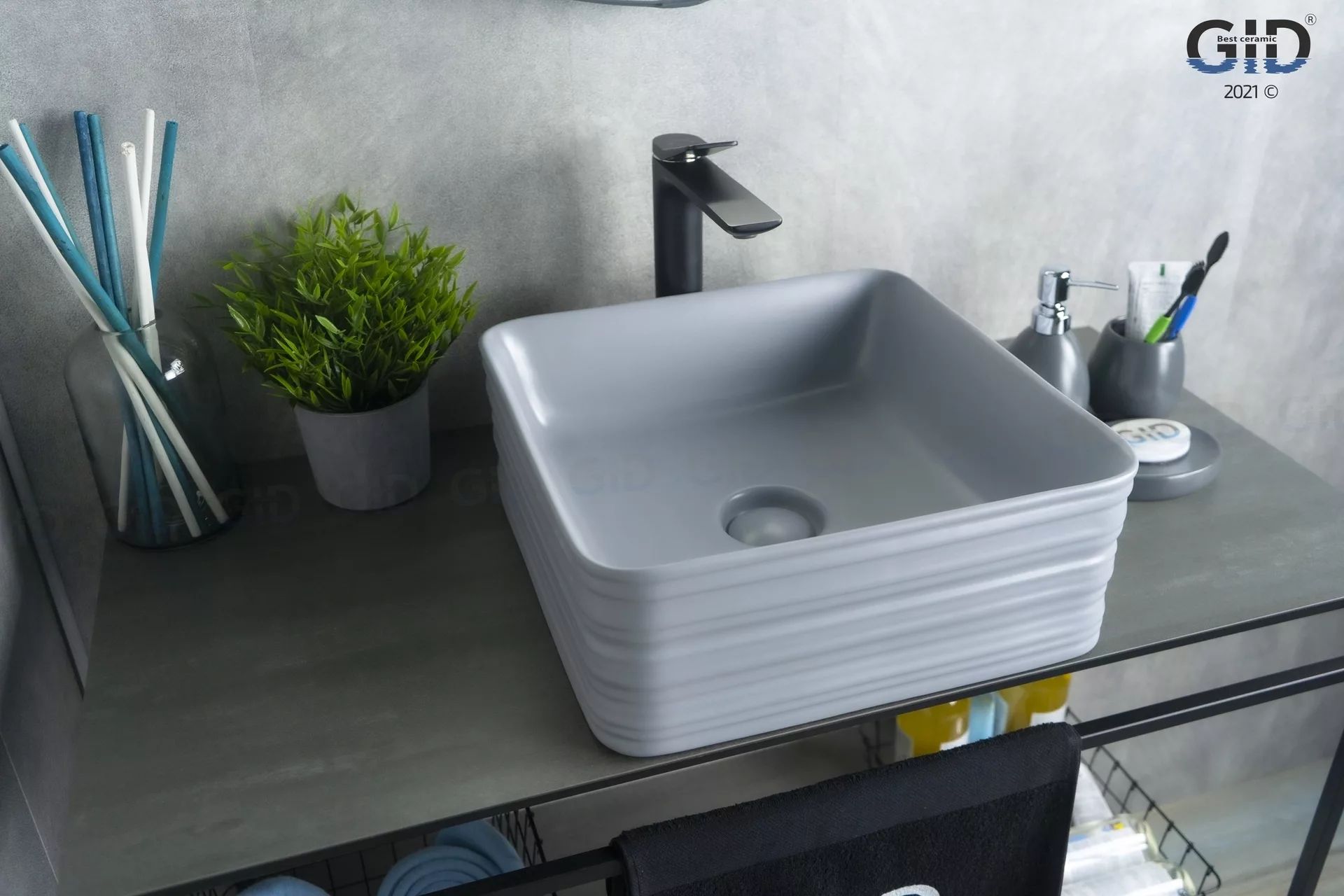 Умывальник Gid GM965 38.5x38.5, 53338