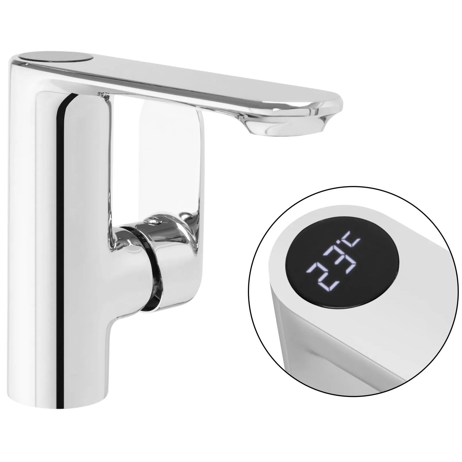 Смеситель для умывальника Rea Mils LCD Chrome, REA-B2000