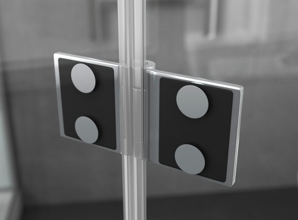 Прямоугольное душевое ограждение с распашной дверью Ambassador Diamond