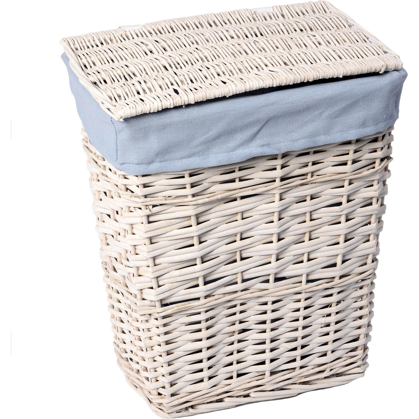 Плетеная корзина для белья с крышкой WasserKRAFT Lippe, WB-450-M