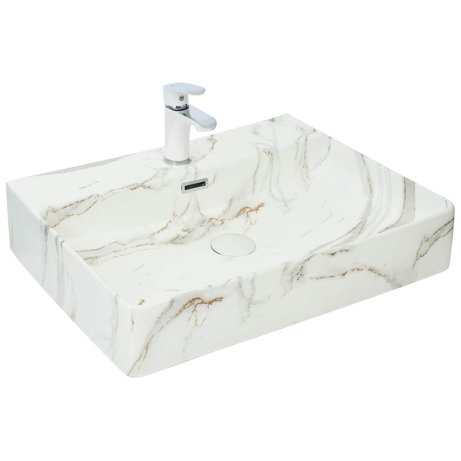 Раковина накладная WeltWasser ELBACH 2173 M845 60x42