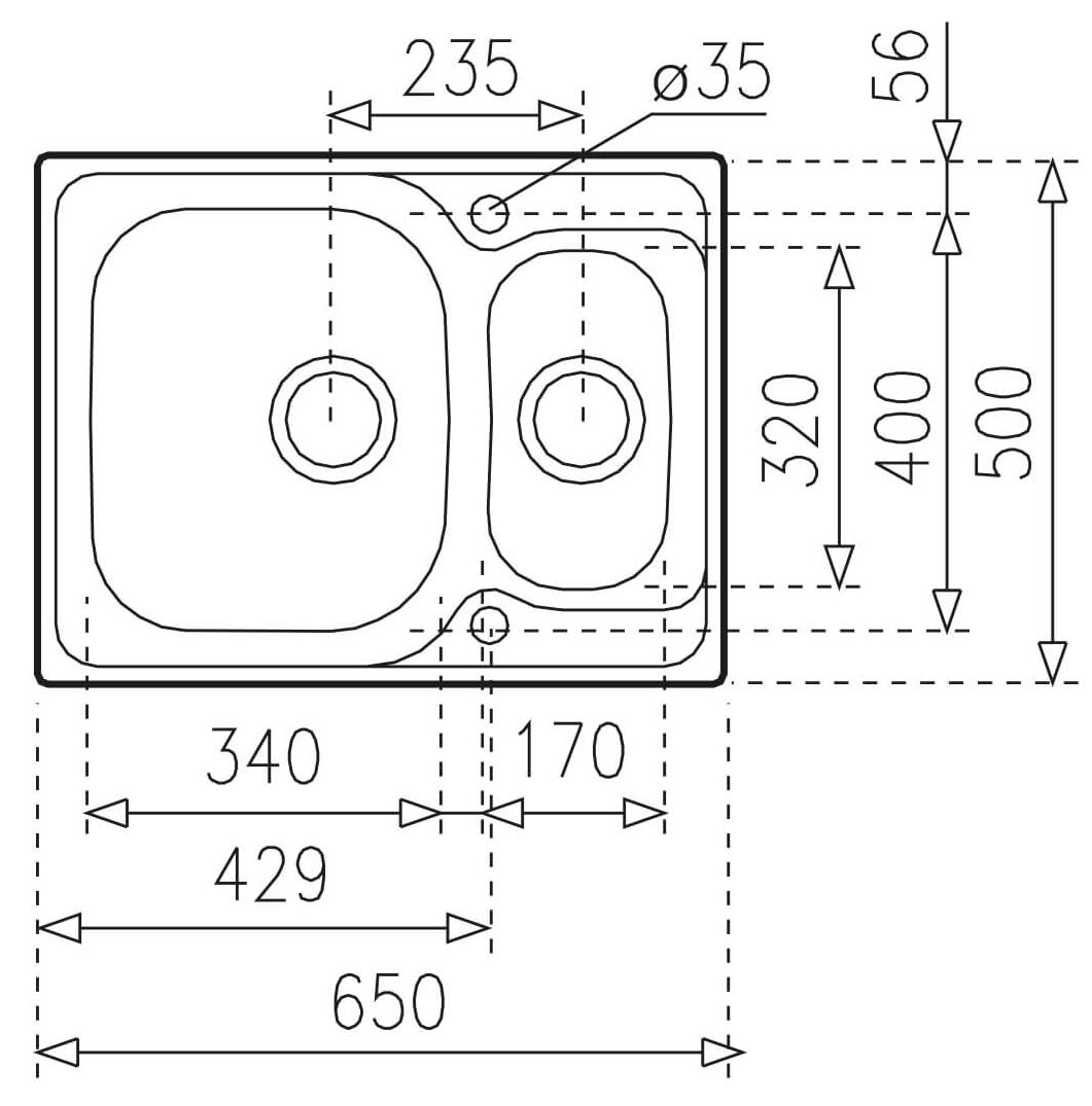 Кухонная мойка Teka UNIVERSE 60 T-XP 1 1/2 B POLISHED, 115070001