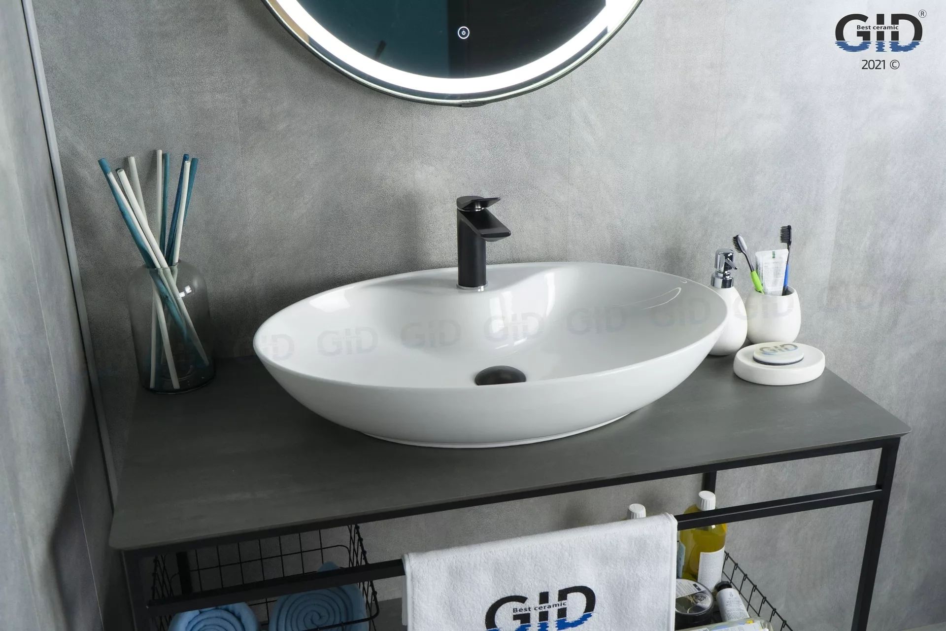 Умывальник Gid N9438 65x43, 51151