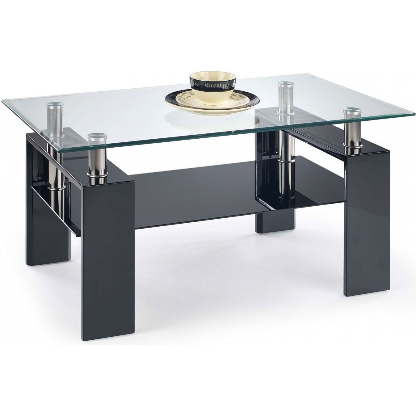 Стол журнальный Halmar Diana H черный, V-CH-DIANA_H-LAW-CZARNY-LAKIER