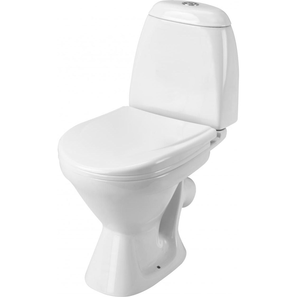 Напольный унитаз Santek Римини, 2 режима, сиденье дюропласт, 1.WH30.2.130
