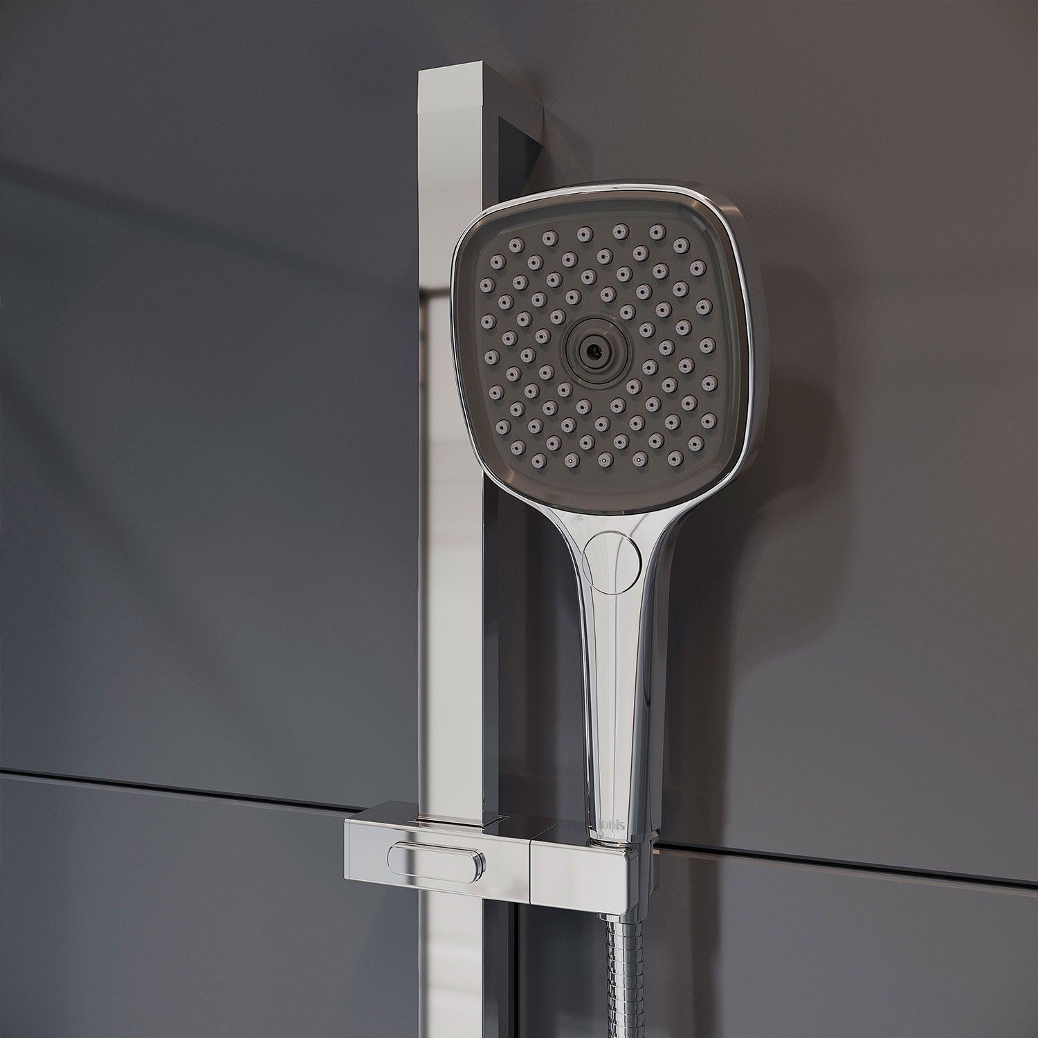 Лейка для душа, хром, Iddis, SLI3F0Ci18