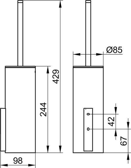Ершик Keuco Edition 400, 11564019000