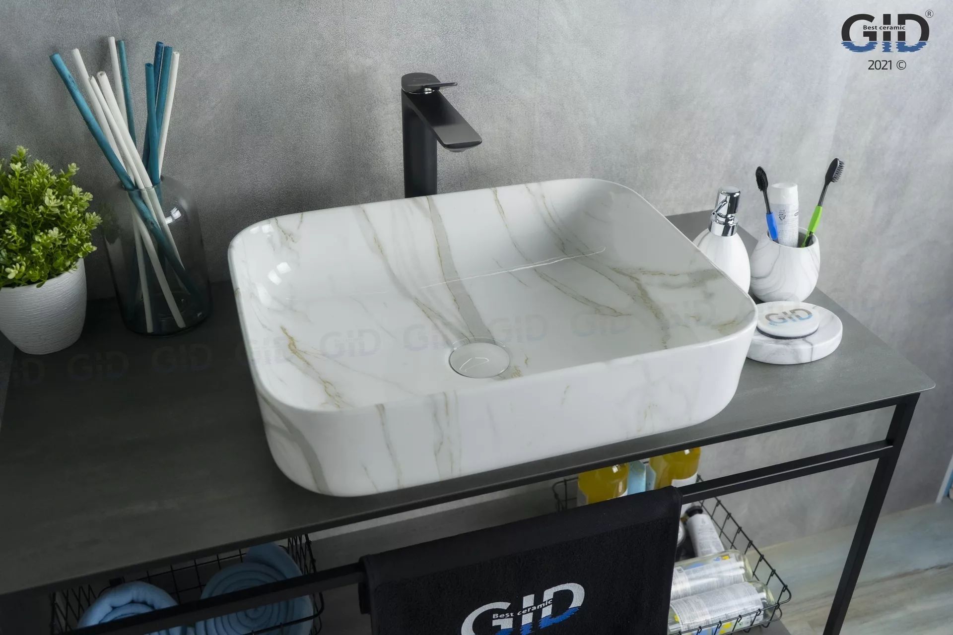 Умывальник Gid MNC190 50x39, 54426