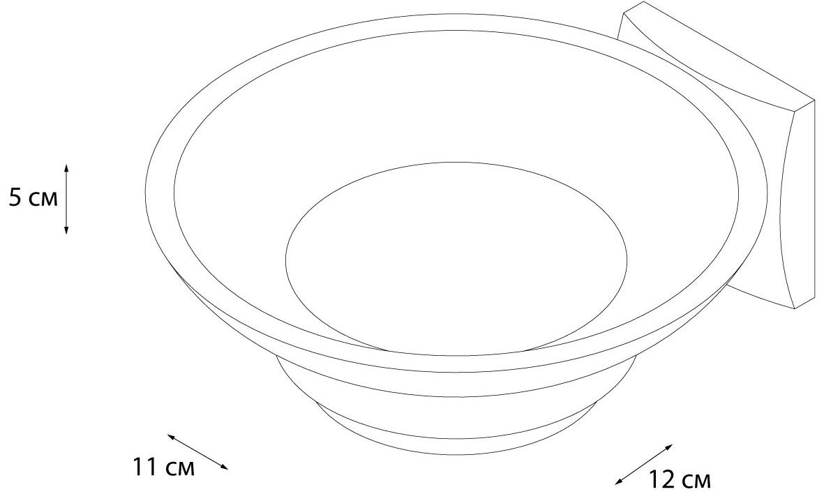 Мыльница стекло Grampus Ocean, GR-2008