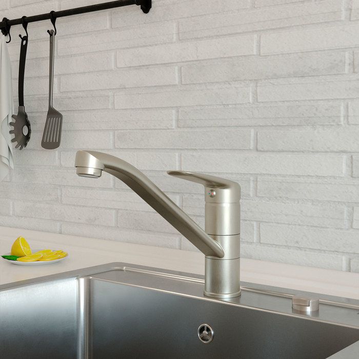 Смеситель для кухни, сатин, Iddis Male, MALBN00i05