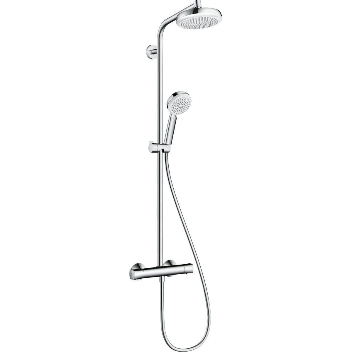 Душевая система Hansgrohe Crometta Showerpipe 160 1jet EcoSmart, 27265400