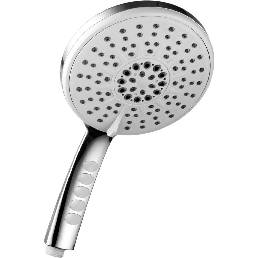 Лейка душевая круглая 6-функциональная 150х300 мм Lemark, LM0814C