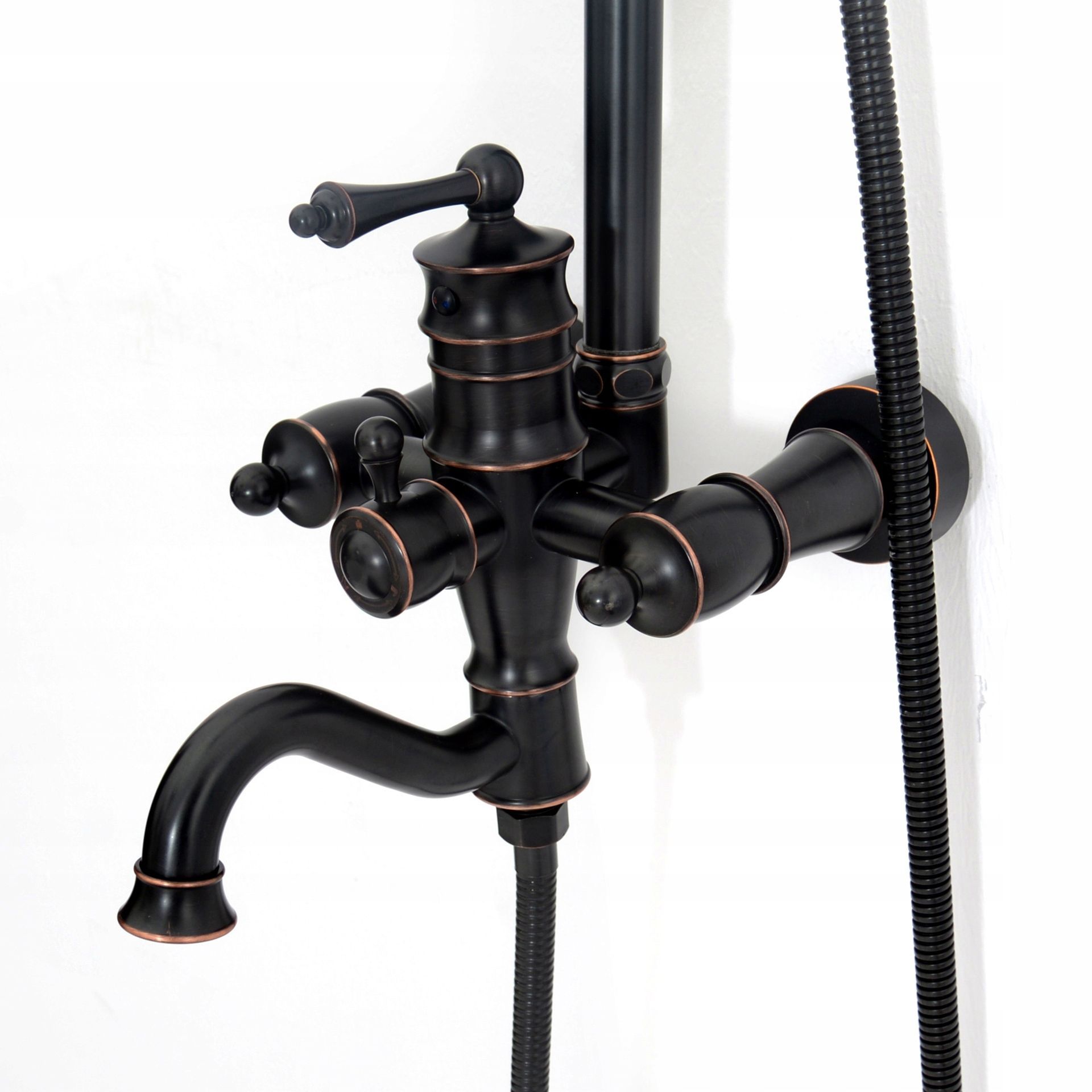 Душевая система Rea Vintage Old Black, REA-P2367