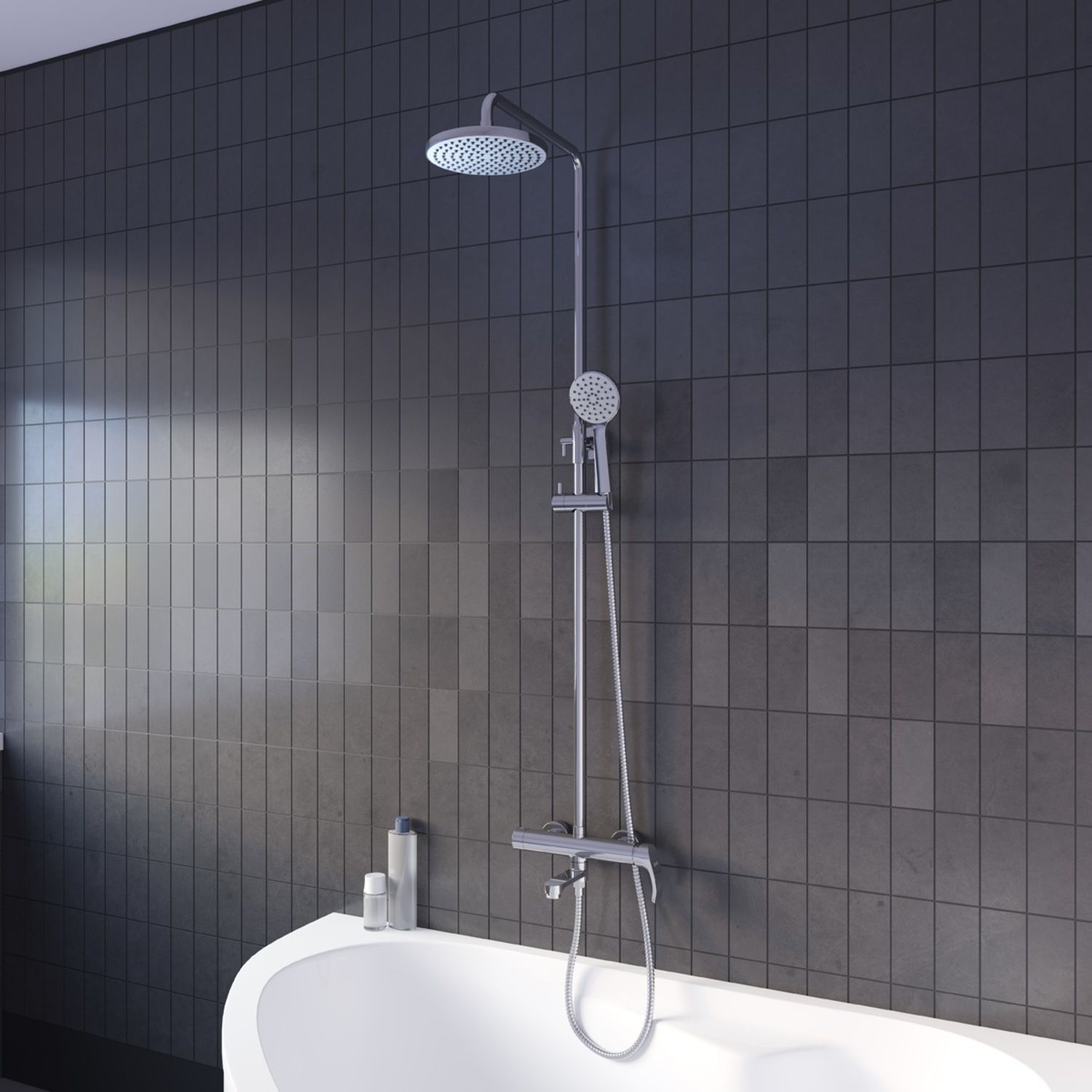 Смеситель с верхним душем, Iddis Joker, JOKSB1Fi06