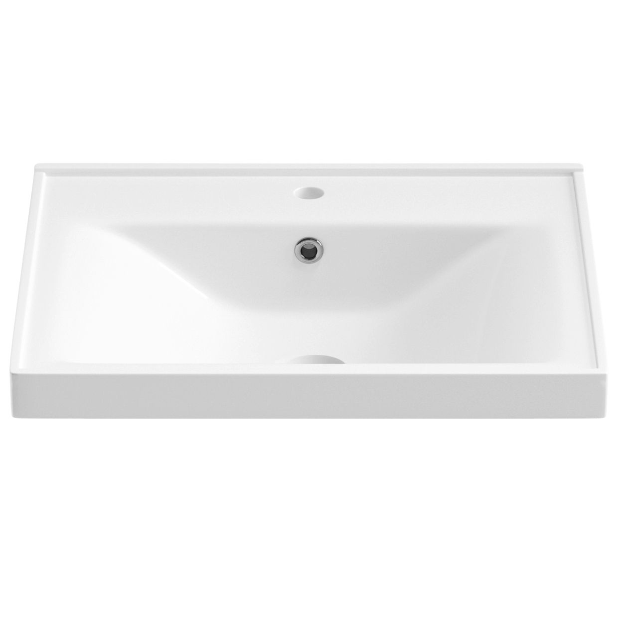 Настенная или мебельная раковина Wellsee FreeDom 60x46, 151103000