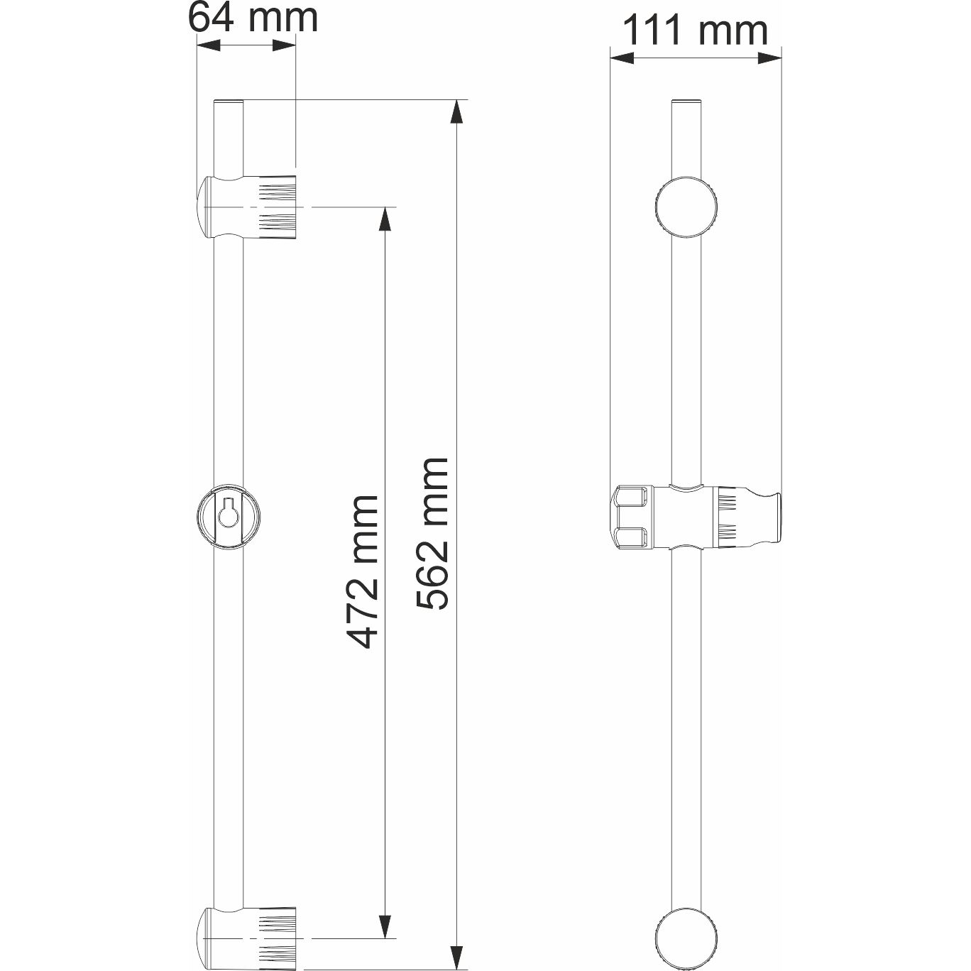 Стойка для душа WasserKRAFT, A012