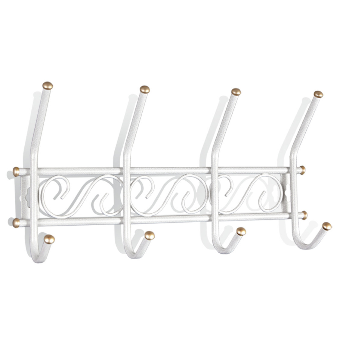 Вешалка настенная Sheffilton Грация 1/4 золотой антик, 899313