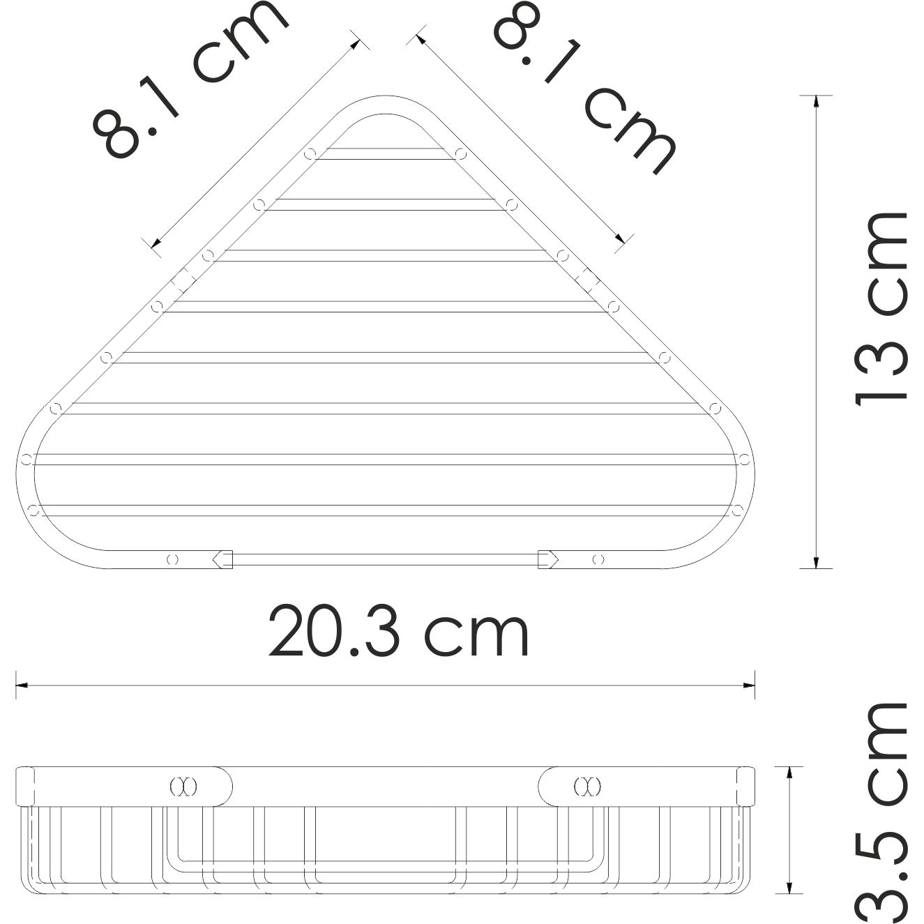 Полка металлическая WasserKRAFT Kammel, K-733W