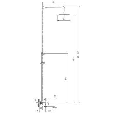 Душевая система Haiba HB24806