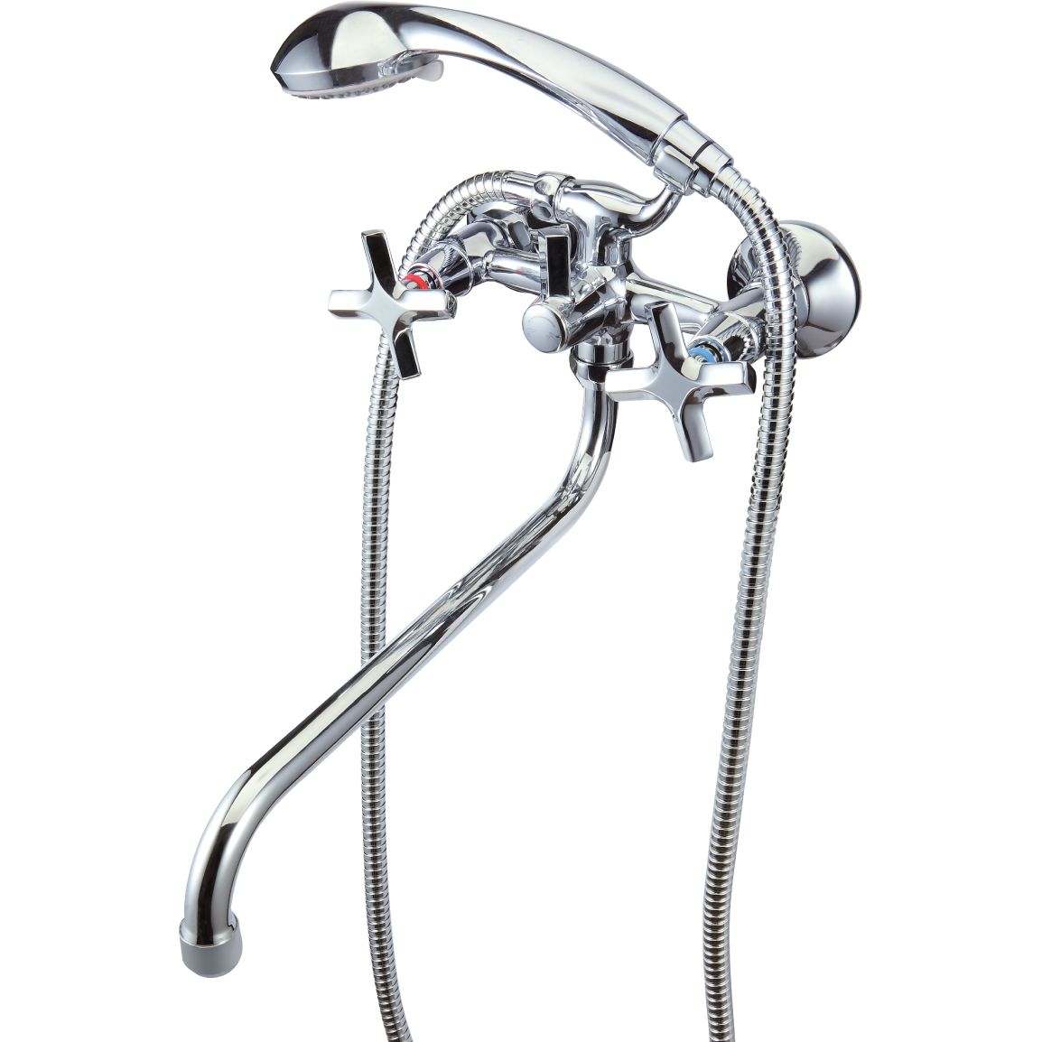 Смеситель универсальный с круглым изливом 300 мм Lemark Promotion, LM6051C