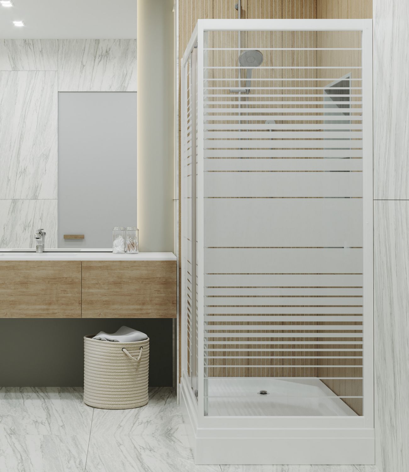 Душевой уголок Triton Фьюжн А1 (полосы)