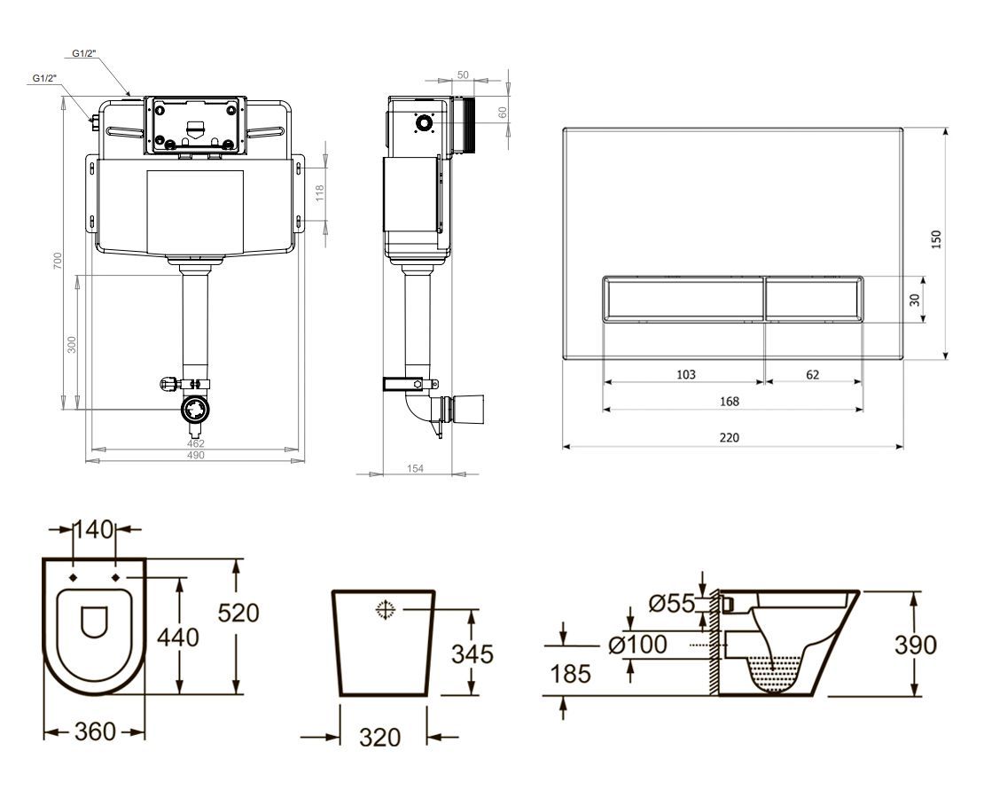Комплект 4 в 1 Lavinia Boho Relfix Biore, 77060238