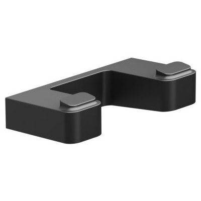 Крючок двойной Ravak 10° TD 100.20 черный, X07P554