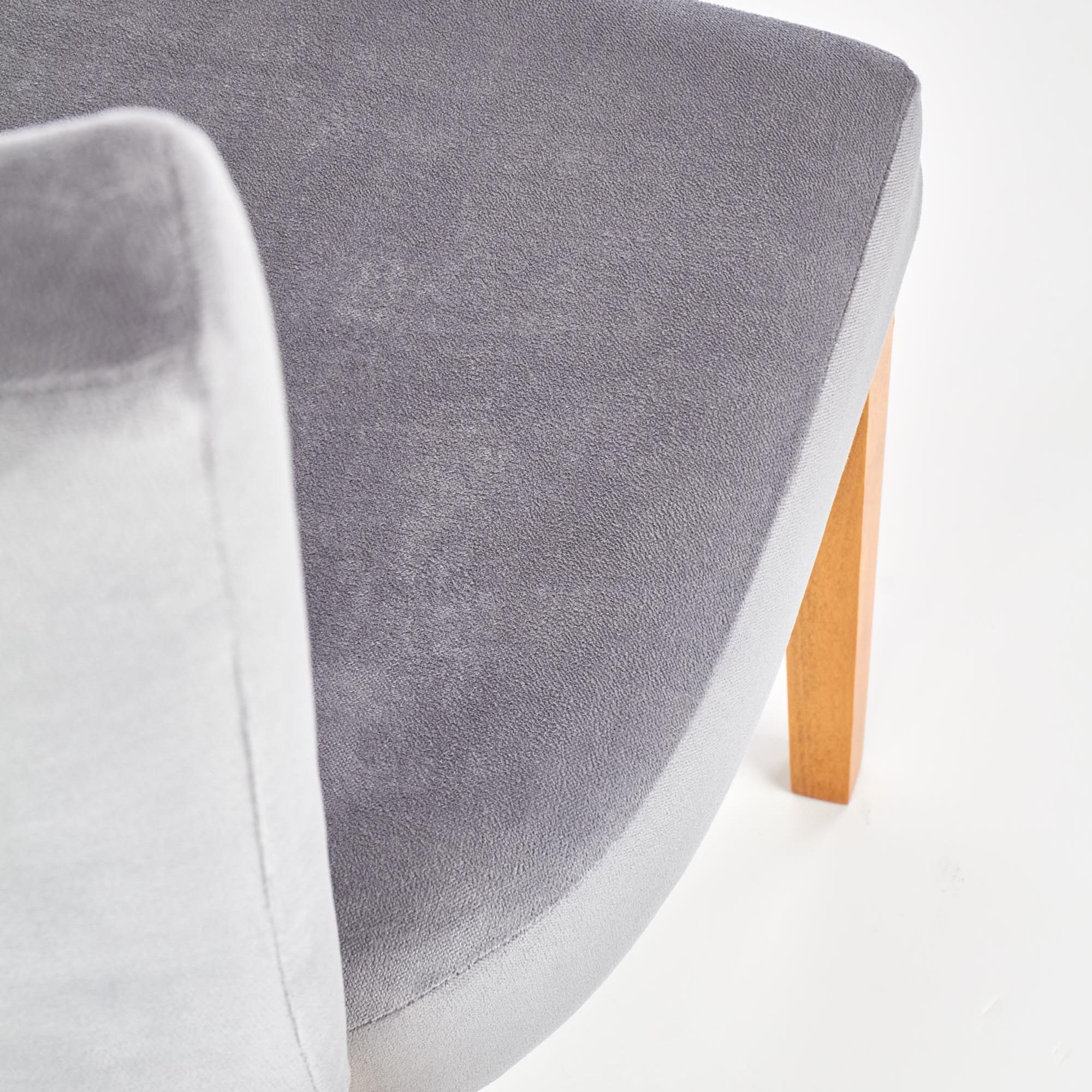 Стул кухонный Halmar Rois дуб медовый/серый, V-PL-N-ROIS-KR-D.MIODOWY/POPIEL