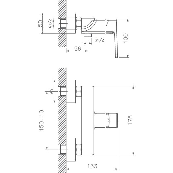 Смеситель с гигиеническим душем Haiba HB55176