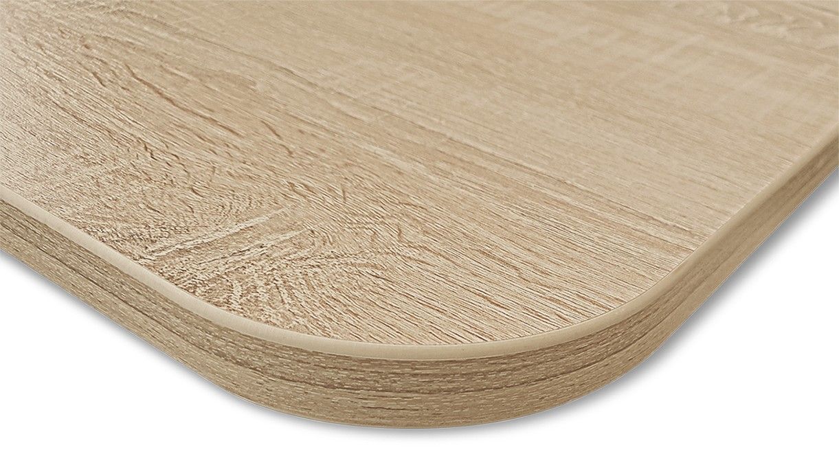 Столик журнальный Sheffilton SHT-S37/ЛДСП 60/60 медный металлик/дуб сонома, 985611