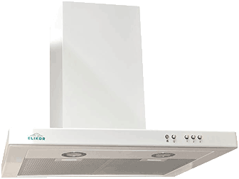 Кухонная вытяжка Elikor КВАДРА 60П-430-К3Д (белый), 942969