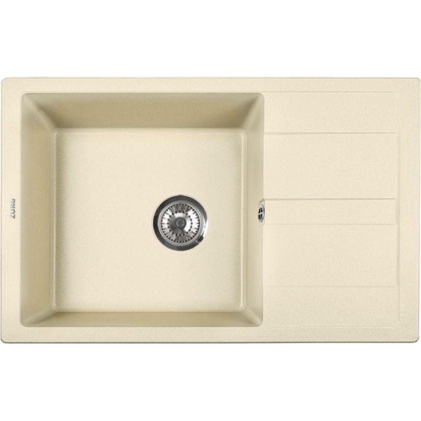 Мойка ZorG Apollo 78 слоновая кость